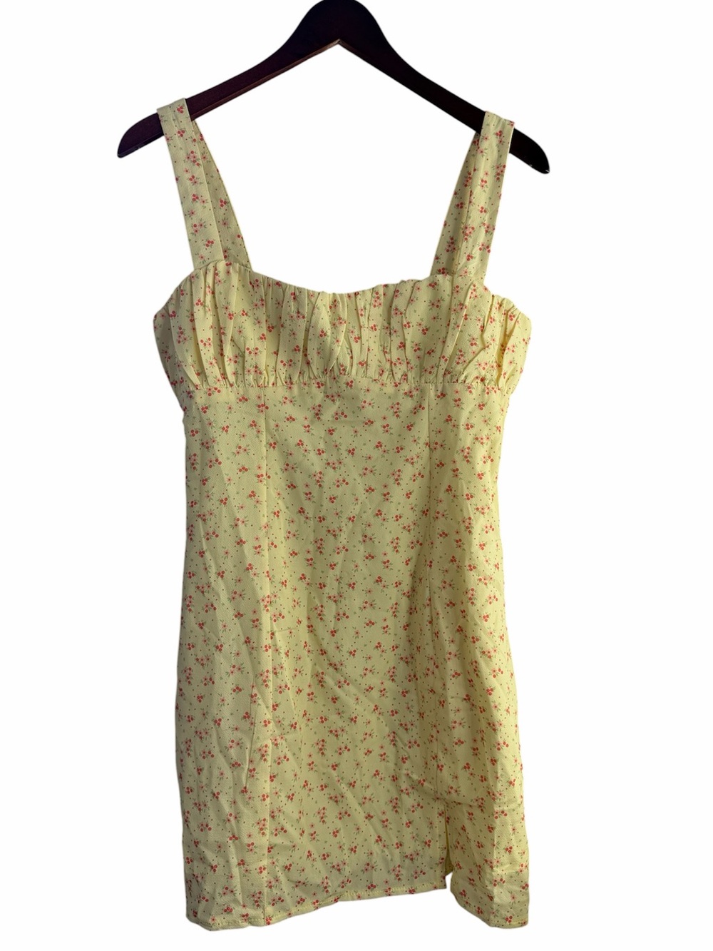 Princess Polly Yellow Mini Dress with Floral Print - Picture 3 of 5